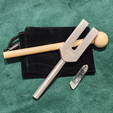 Load image into Gallery viewer, Special Bundle: 4096 Hz (C) Tuning Fork and receive a FREE Lemurian Seed Crystal 💎
