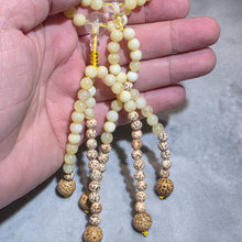 Load image into Gallery viewer, In-House Customised Juzu – Yellow Opal &amp; Xinyue Bodhi
