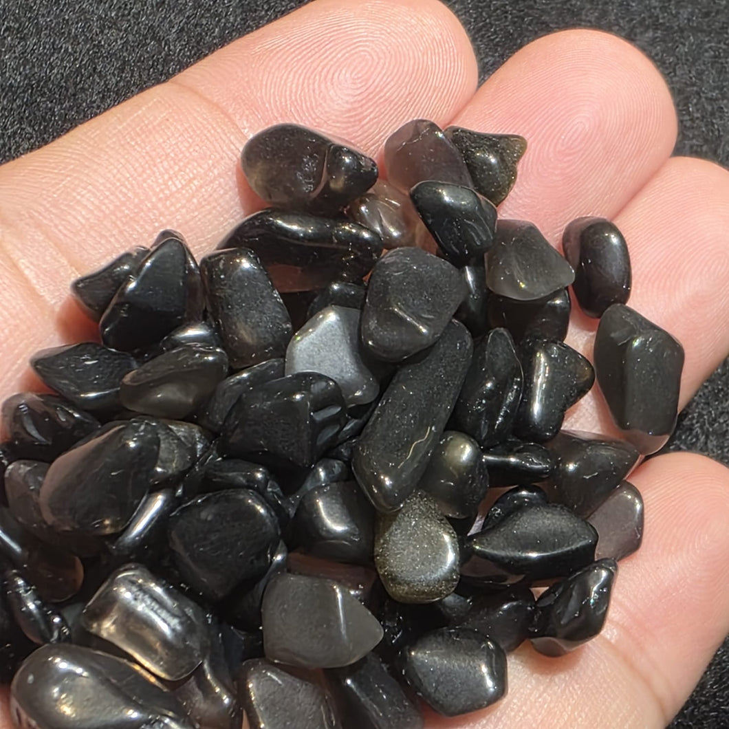 Obsidian Loose Crystal Bits – Protection & Grounding
