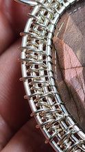 Load image into Gallery viewer, Faceted Spectrolite Wire-Wrapped Pendant (In-House customised)
