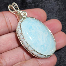 Load image into Gallery viewer, In-House Wire-Wrapped Caribbean Calcite Pendant
