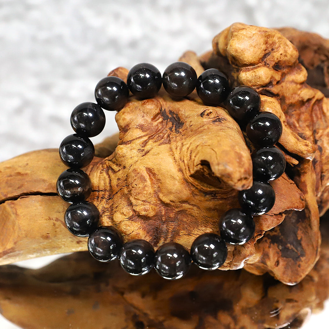 🖤 Black Tiger Eye Bracelet — Protection • Focus • Confidence 🖤
