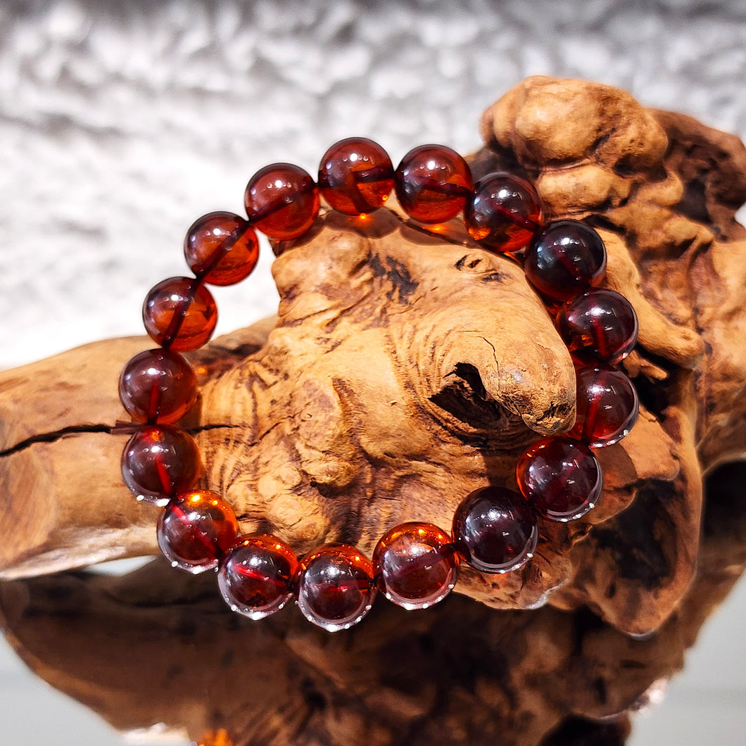 Blood Amber Bracelet