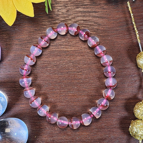 Cinnabar in Agate Bracelet