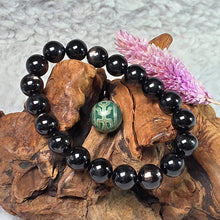 Load image into Gallery viewer, Hypersthene Bracelet – Golden Luck &amp; Protection • 2026 Zodiac Guidance: Dog
