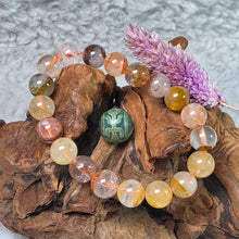 Load image into Gallery viewer, Red &amp; Yellow Limonite Bracelet – Grounding, Stability &amp; Confidence · 2026 Zodiac Guidance: Dragon
