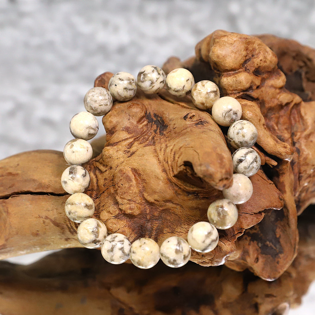 Graphic Feldspar Jasper Bracelet