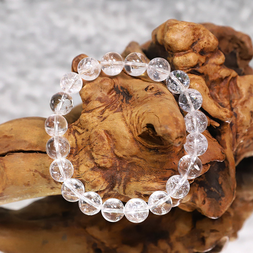 Clear Azeztulite Bracelet – High-Vibration Crystal for Spiritual Awakening