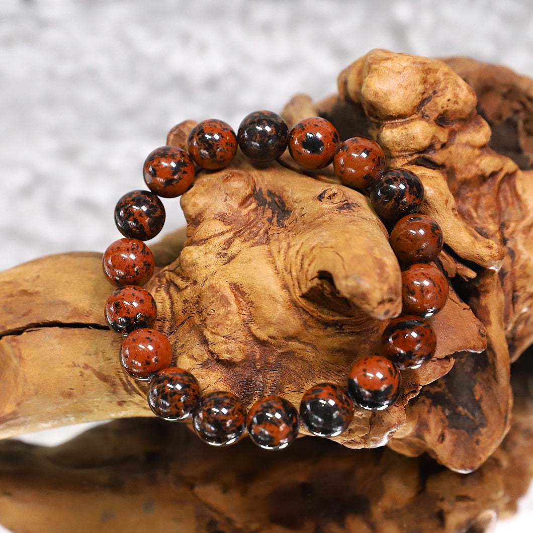 Mahogany Obsidian Bracelet – Grounding • Protection • Strength