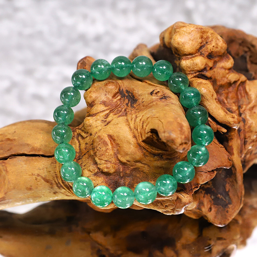 Green Strawberry Quartz Bracelet