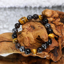Load image into Gallery viewer, 🖤💛 Power &amp; Protection Bracelet 4 in 1 – Shield Your Energy, Boost Your Luck!
