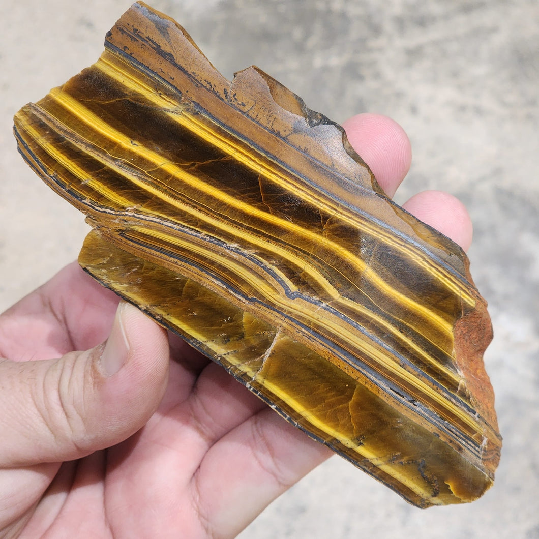 ✨💛 Powerful Yellow Tiger Eye Slab – Protection, Wealth & Success 💛✨