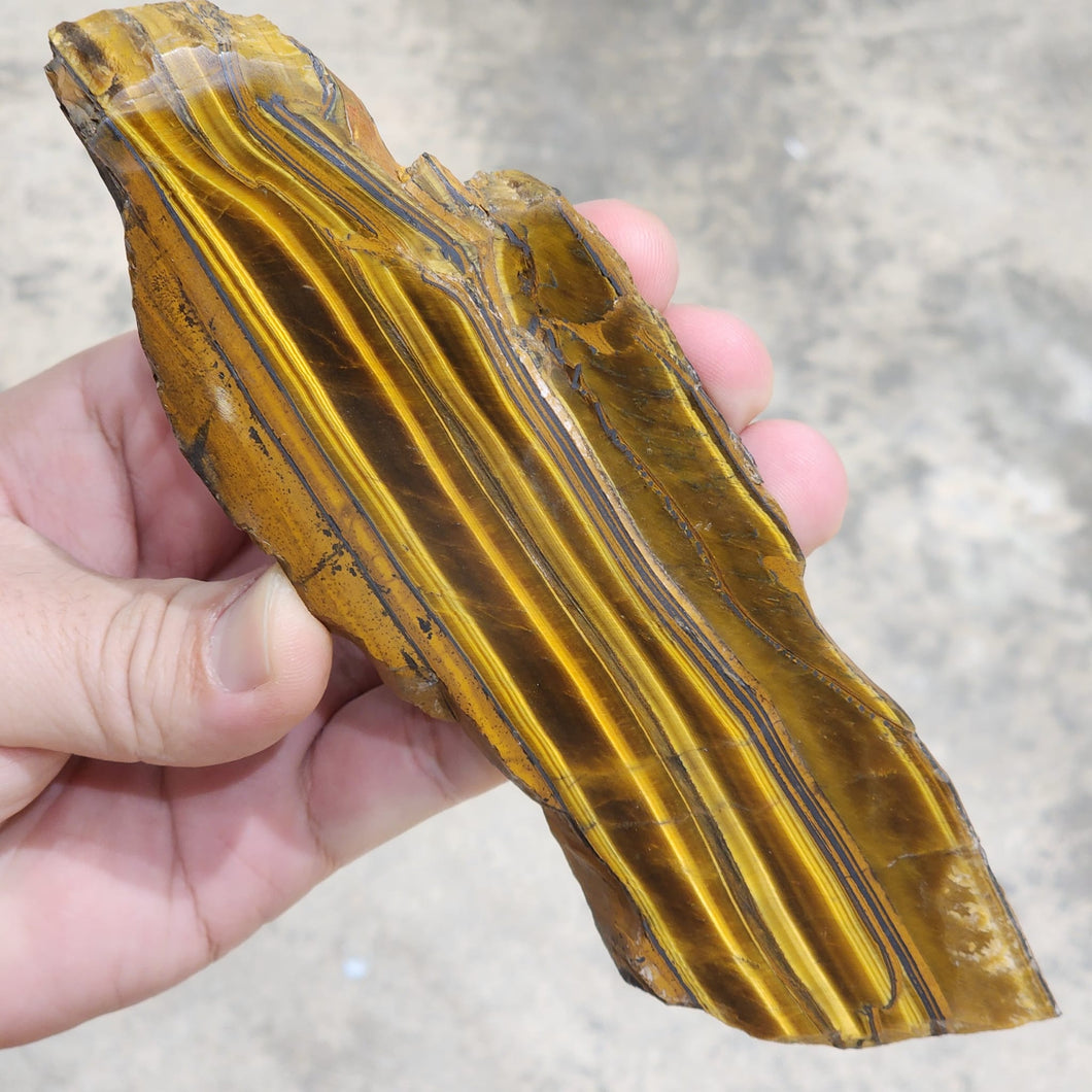✨💛 Powerful Yellow Tiger Eye Slab – Protection, Wealth & Success 💛✨