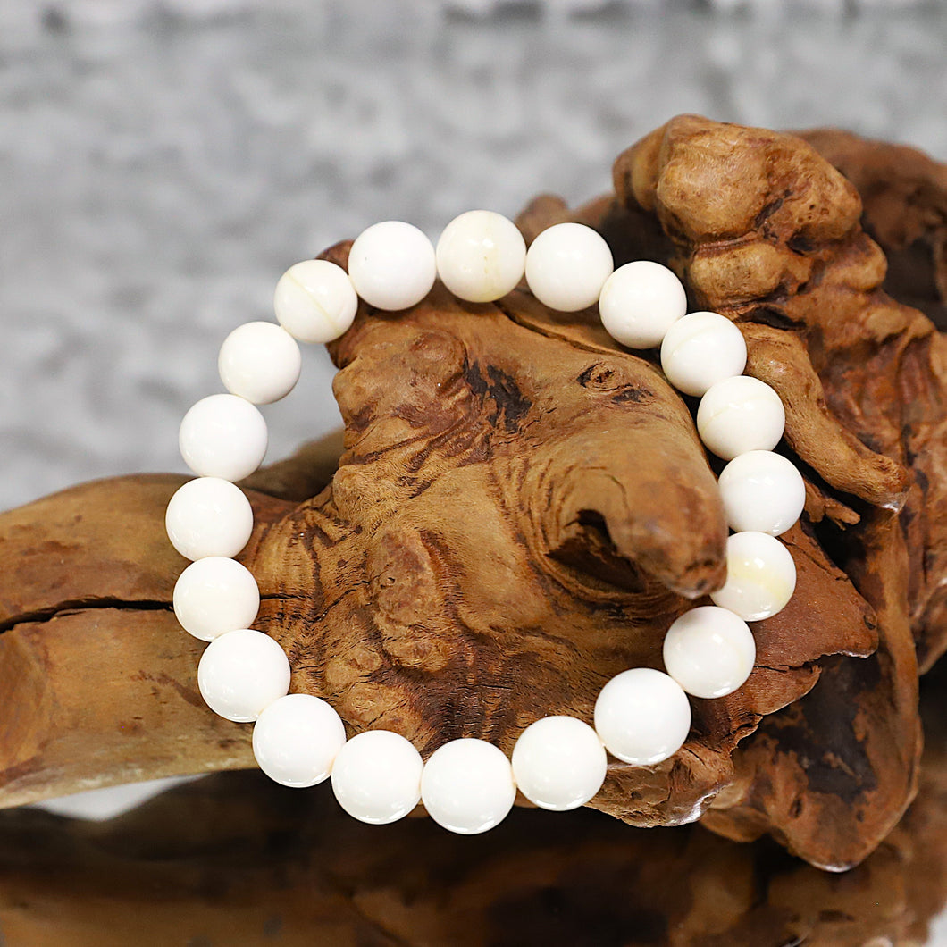 One Line Tridacna Bracelet & 108 Beads