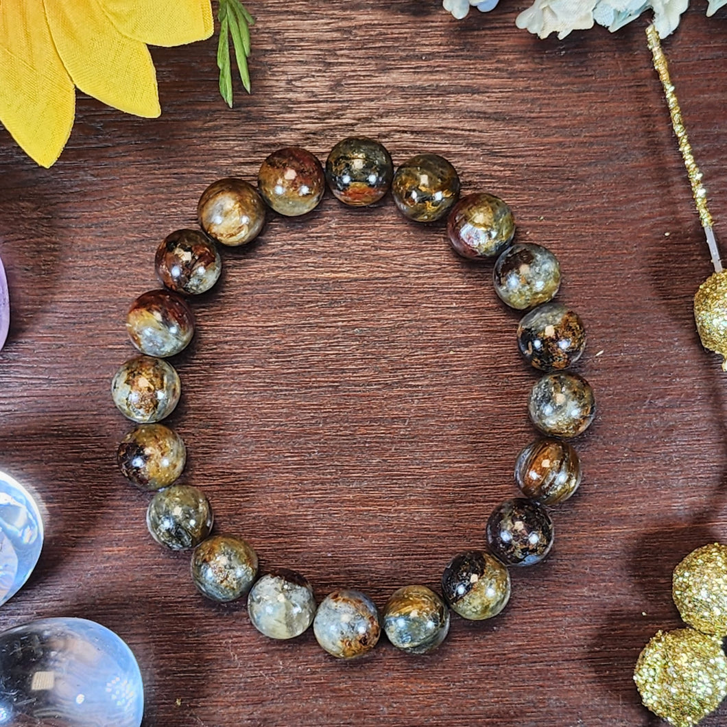 Orange Kyanite with Mica Bracelet