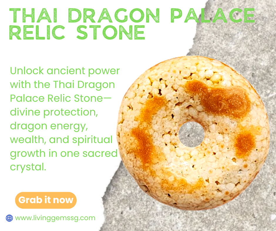 ✨Thai Dragon Palace Relic Stone - 龙宫舍利 平安扣 - The Ultimate Sacred Treasure ✨