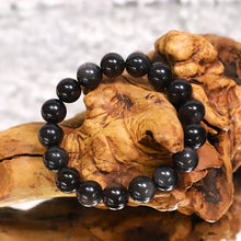 Load image into Gallery viewer, Sliver Sheen Obsidian Bracelet
