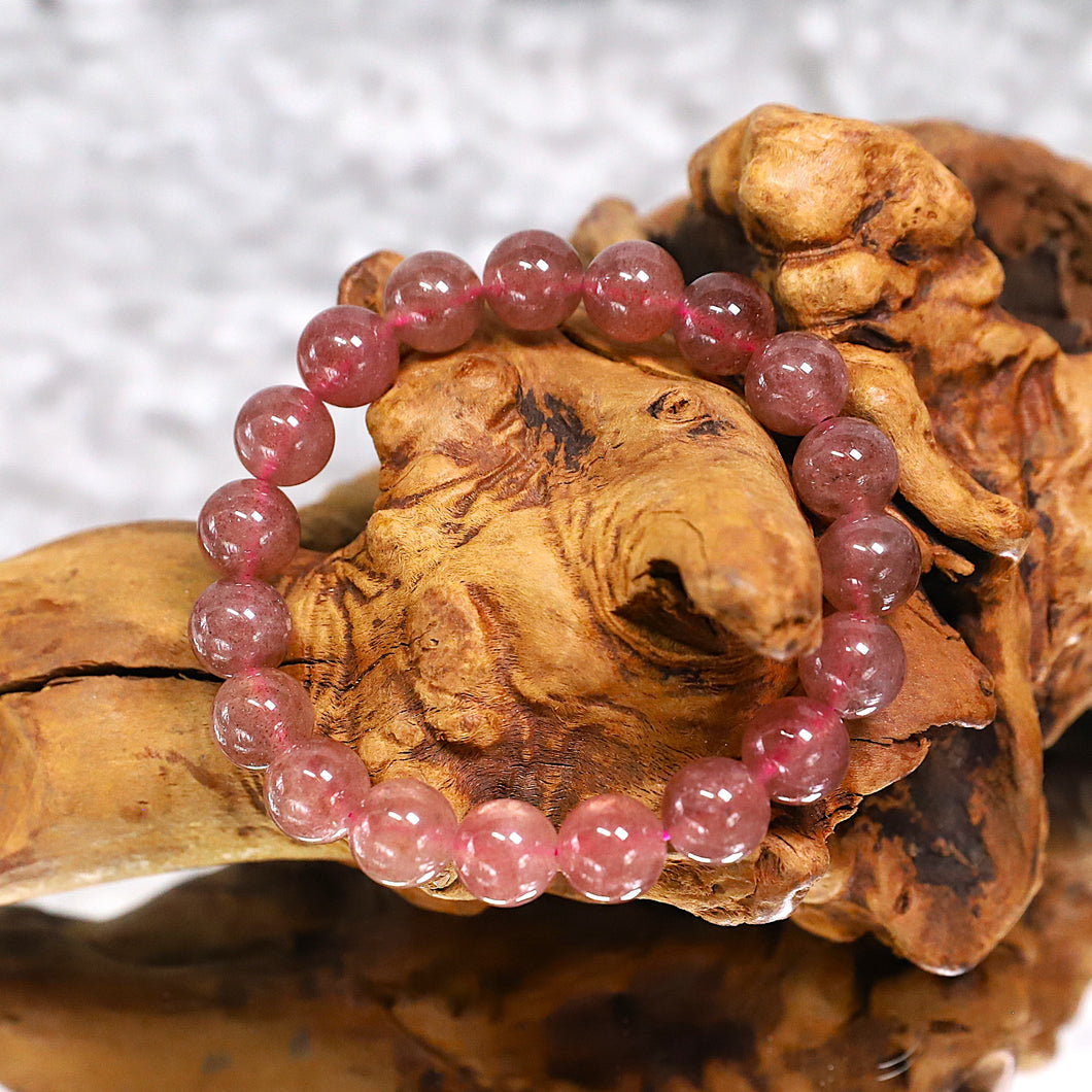 Strawberry Quartz Bracelet & 3 Rounds
