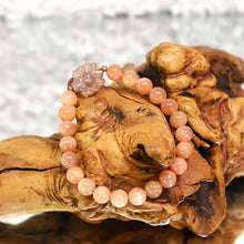 Load image into Gallery viewer, 🌞 Sunstone with Fox LLT Bracelet (8mm) — Confidence • Charm • Positive Energy 🦊
