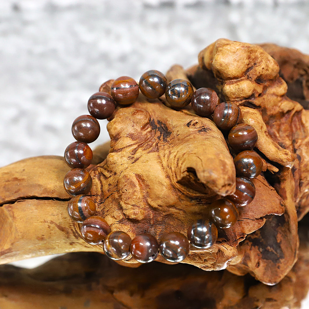 Tiger Eye with Hematite Bracelet