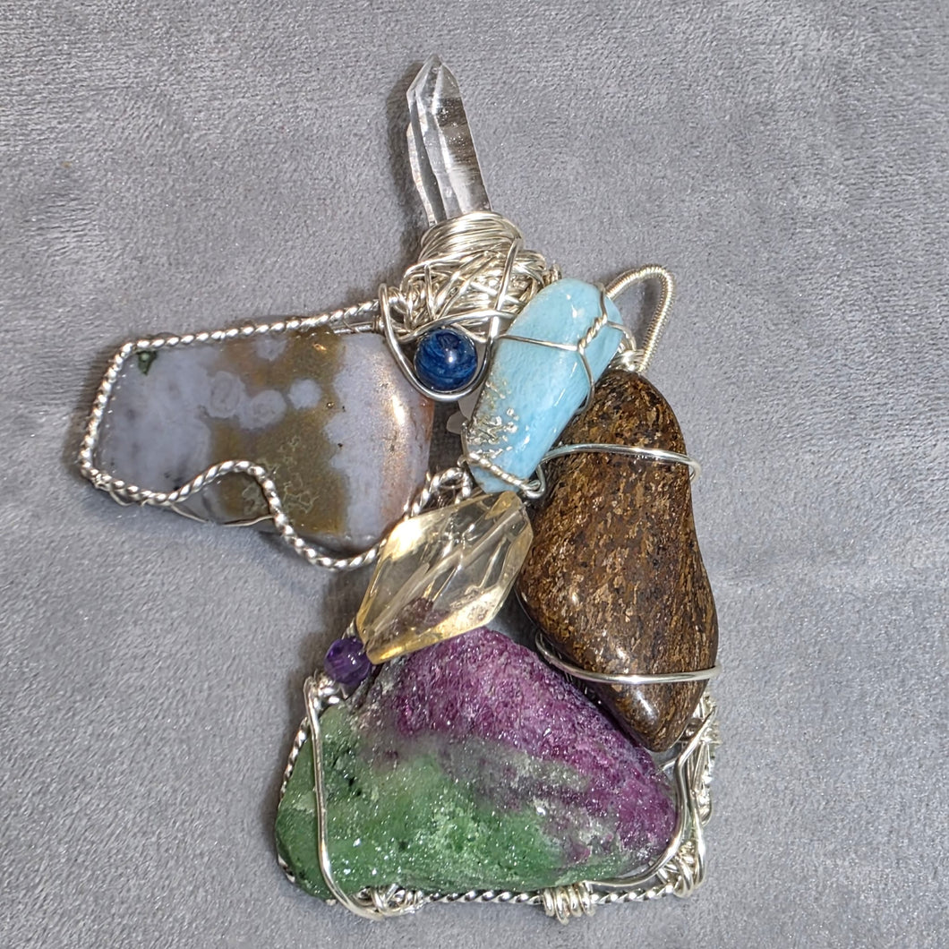 ✨ Handcrafted Wire Wrapped Unicorn — Guardian of Light & Harmony ✨