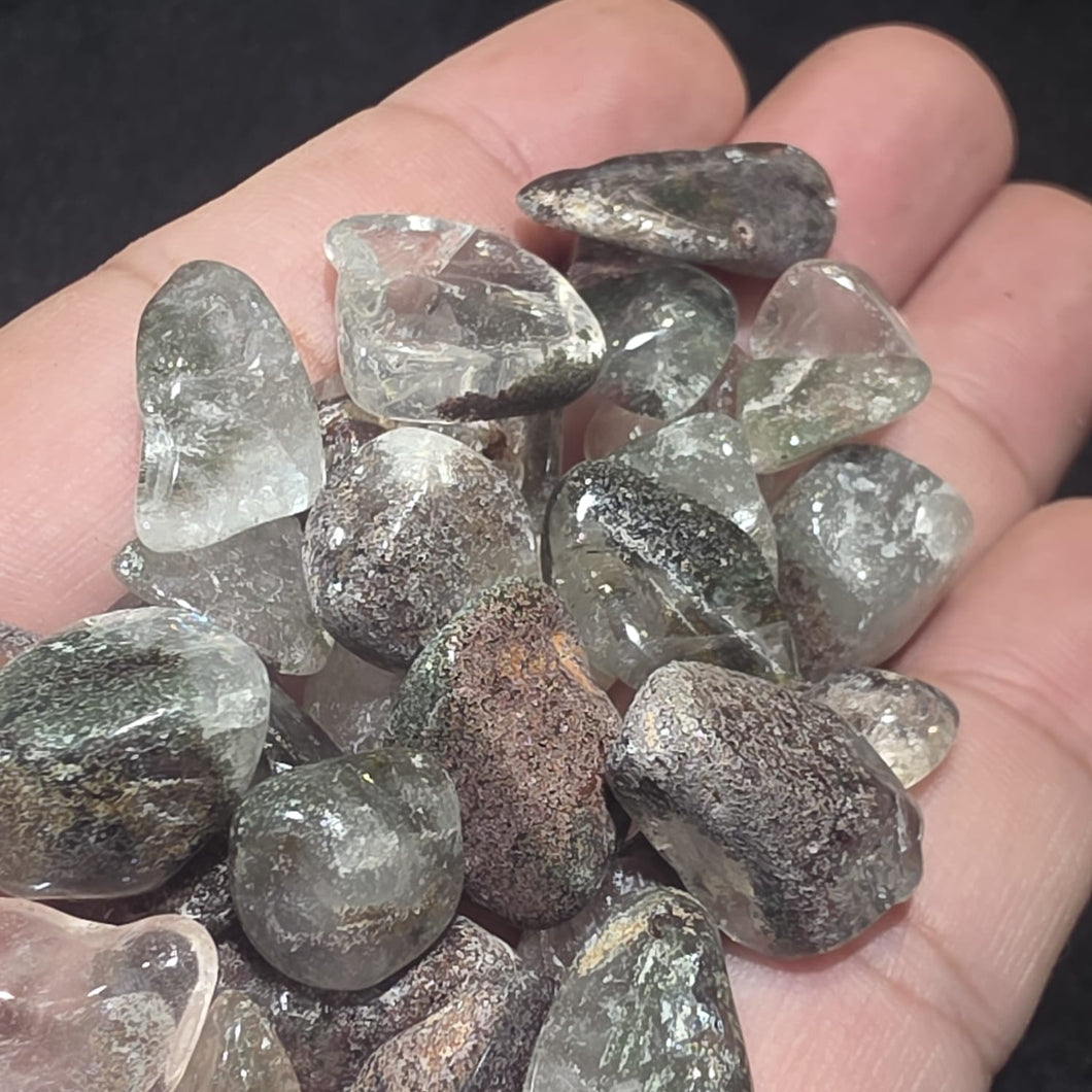 Phantom Quartz Loose Crystal Bits – Growth & Transformation