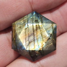 Load image into Gallery viewer, ✨ Natural Labradorite Cabochon  – Iridescent Flash  | For Jewelry Making, Healing &amp; Collection

