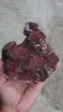 Load and play video in Gallery viewer, Calcite with Red Hematite Cluster (Natural Specimen)
