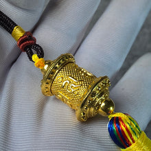 Load image into Gallery viewer, Tibetan Prayer Wheel Charm – 六字大名咒转经轮  URL Handle:

