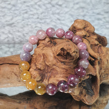 Load image into Gallery viewer, Mixed Colour Tourmaline Bracelet – Love, Wealth &amp; Emotional Balance
