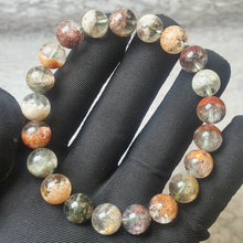 Load image into Gallery viewer, 🌈✨ Mixed Phantom Quartz Bracelet (Half-Full, Good Grade) — Wealth • Career Progress • Growth Energy ✨
