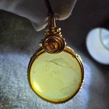 Load image into Gallery viewer, Citrine Azeztulite Wire Wrapped Pendant – 黄水晶阿赛斯特莱绕线吊坠
