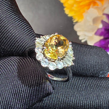 Load image into Gallery viewer, Citrine Ring (Adjustable) – 黄水晶可调节戒指
