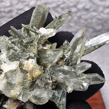 Load image into Gallery viewer, Green Phantom Quartz Cluster from Nepal
