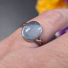 Load image into Gallery viewer, Aquamarine Ring (Adjustable) – 海蓝宝可调节戒指
