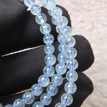 Load image into Gallery viewer, 💙 Aquamarine (Top Grade) Bracelet – Calm · Clarity · Courage
