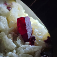 Load image into Gallery viewer, Raw Cinnabar with Dolomite Specimen – 天然朱砂共生白云石矿标

