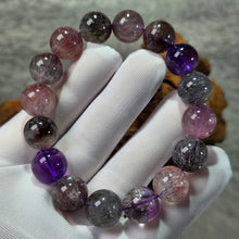 Load image into Gallery viewer, Premium Grade Super 7 Crystal Bracelet – 高品质超七水晶手链
