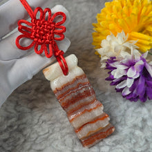 Load image into Gallery viewer, Pork Belly Stone Hanging Charm – 五花肉石挂件
