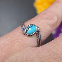 Load image into Gallery viewer, Hubei Turquoise Ring (Adjustable) – 湖北绿松石可调节戒指
