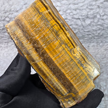 Load image into Gallery viewer, Yellow Tiger Eye Slab Display – Wealth Focus, Confidence &amp; Protective Energy

