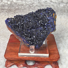 Load image into Gallery viewer, Raw Azurite Specimen Display (Laos) – 老挝原矿蓝铜矿标本摆件
