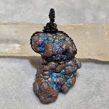 Load image into Gallery viewer, Iridescent Goethite (Leklai) Wire Wrapped Pendant – 彩虹针铁矿（力泥）绕线吊坠
