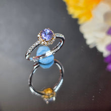 Load image into Gallery viewer, Tanzanite Ring (Adjustable) – 坦桑石可调节戒指
