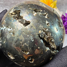 Load image into Gallery viewer, Pyrite Sphere – 黄铁矿圆球摆件
