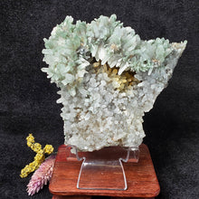 Load image into Gallery viewer, Green Phantom Quartz Cluster – Chlorite Quartz Natural Specimen
