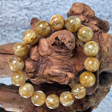 Load image into Gallery viewer, Golden Rutilated Quartz Bracelet – 金发晶手链 (Good Grade)
