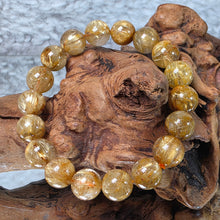 Load image into Gallery viewer, Golden Rutilated Quartz Bracelet – 金发晶手链 (Good Grade)
