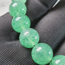 Load image into Gallery viewer, Green Strawberry Quartz Bracelet
