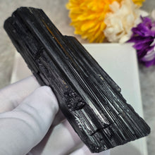 Load image into Gallery viewer, Raw Black Tourmaline Display (Brazil) – 巴西黑碧玺原石摆件
